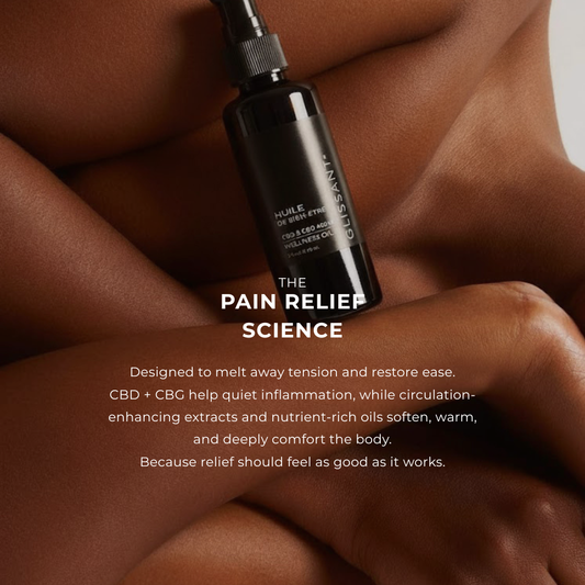 Huile de Bien-Être wellness oil product photo