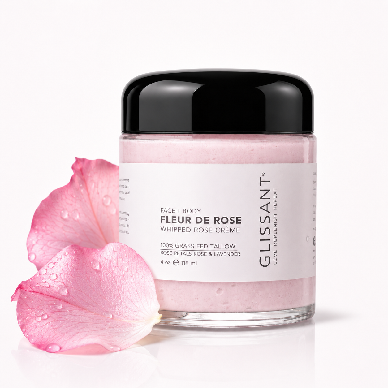 Fleur de Rose - Whipped Rose Tallow Face + Body Crème