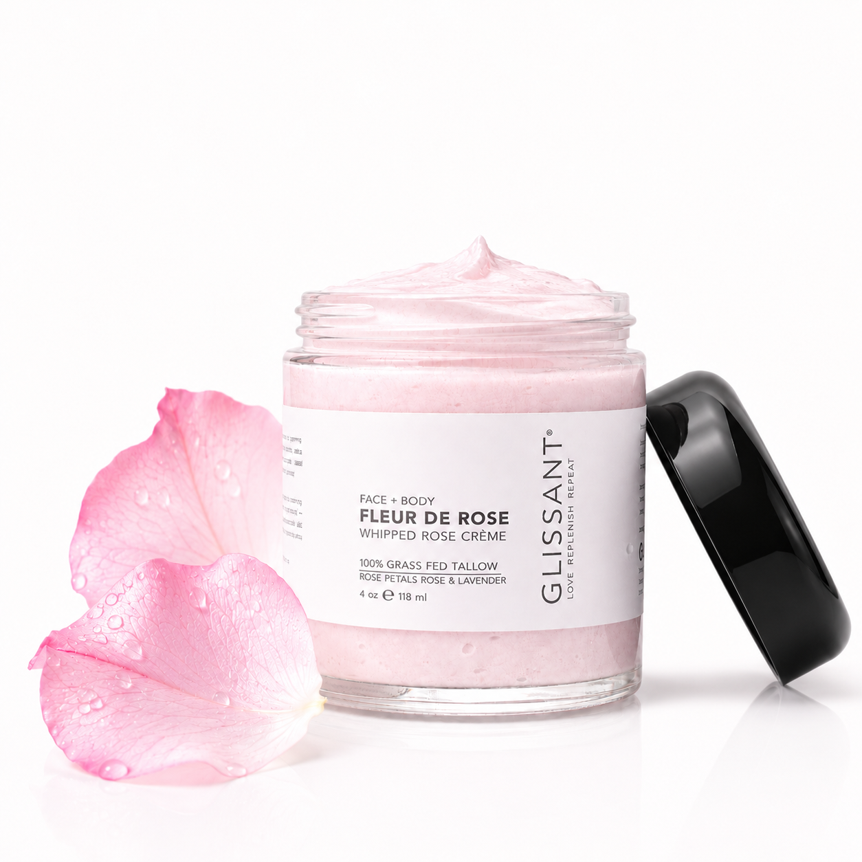 Fleur de Rose - Whipped Rose Tallow Face + Body Crème