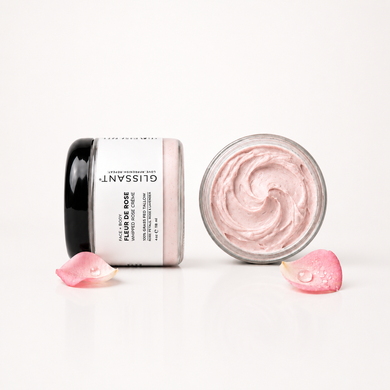 Fleur de Rose - Whipped Rose Tallow Face + Body Crème