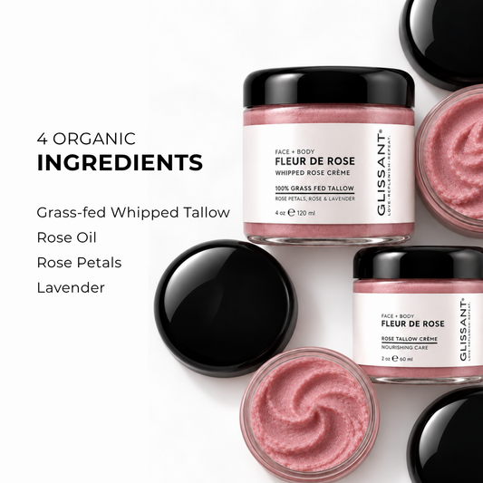 Fleur de Rose - Whipped Rose Tallow Face + Body Crème